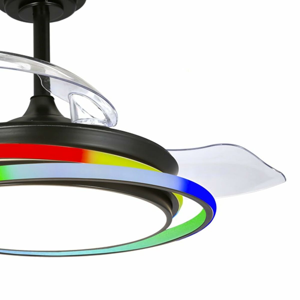 Takfläkt CristalRecord ANTILA MINI RGB BK RETRAC Svart finns hos Aktivcamping