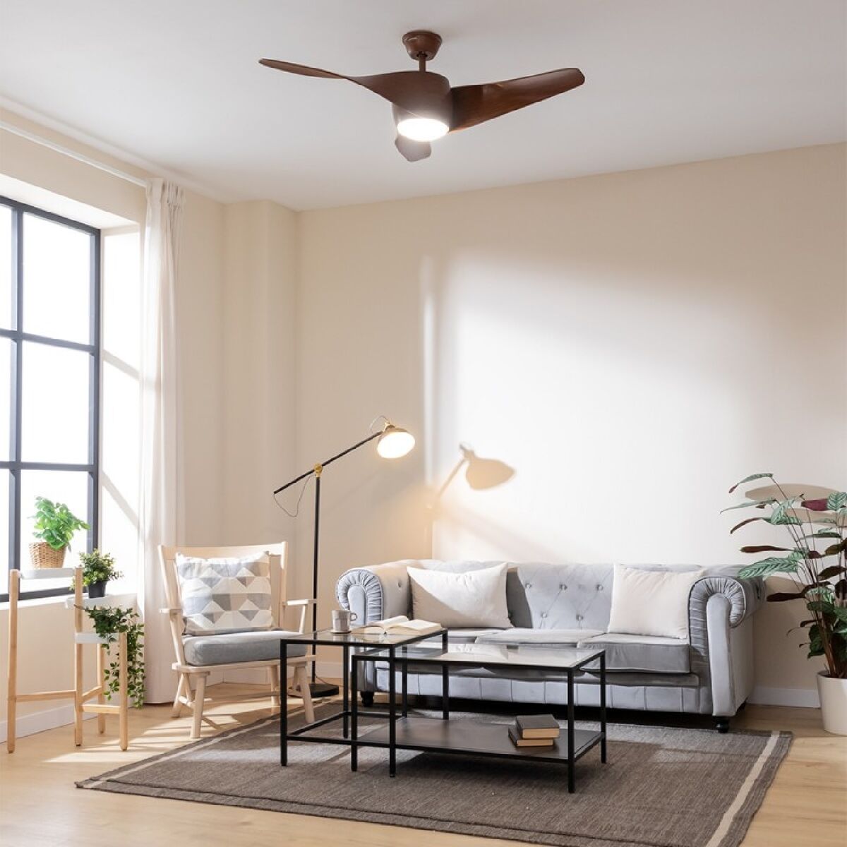 Takfläkt med belysning Cecotec EnergySilence Aero 5290 18 W 40 W Mörkbrun Trä finns hos Aktivcamping