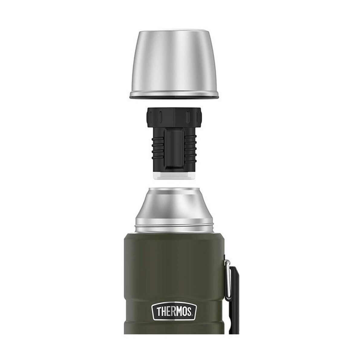 Termos Thermos 170028 Grön Rostfritt stål 470 ml - finns hos Aktivcamping