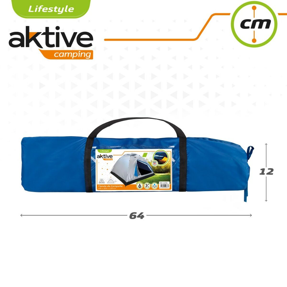 Tält Aktive 4 personer 205 x 130 x 205 cm (2 antal) finns hos Aktivcamping