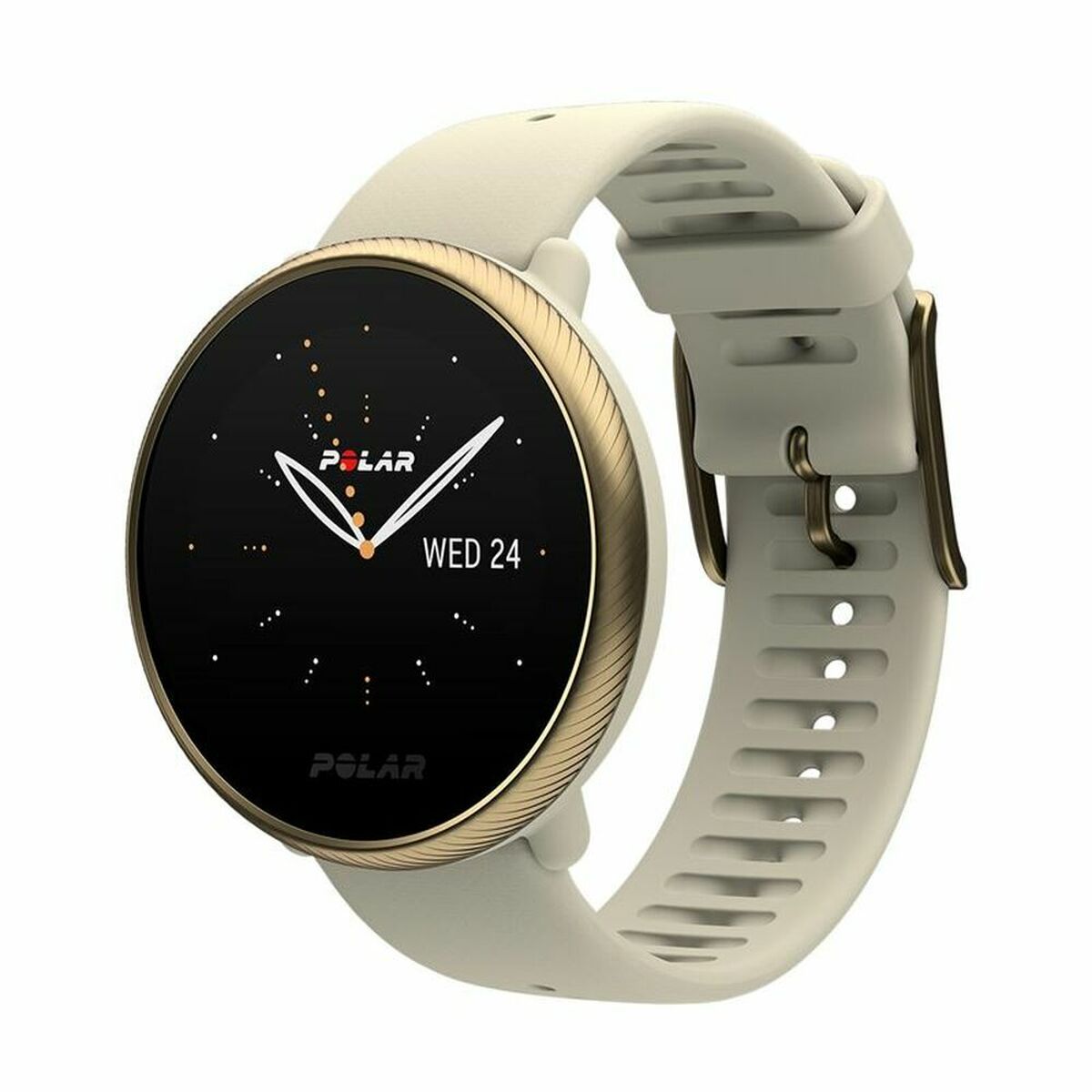 Unisexklocka Polar 90085185 Beige 1,2" finns hos Aktivcamping