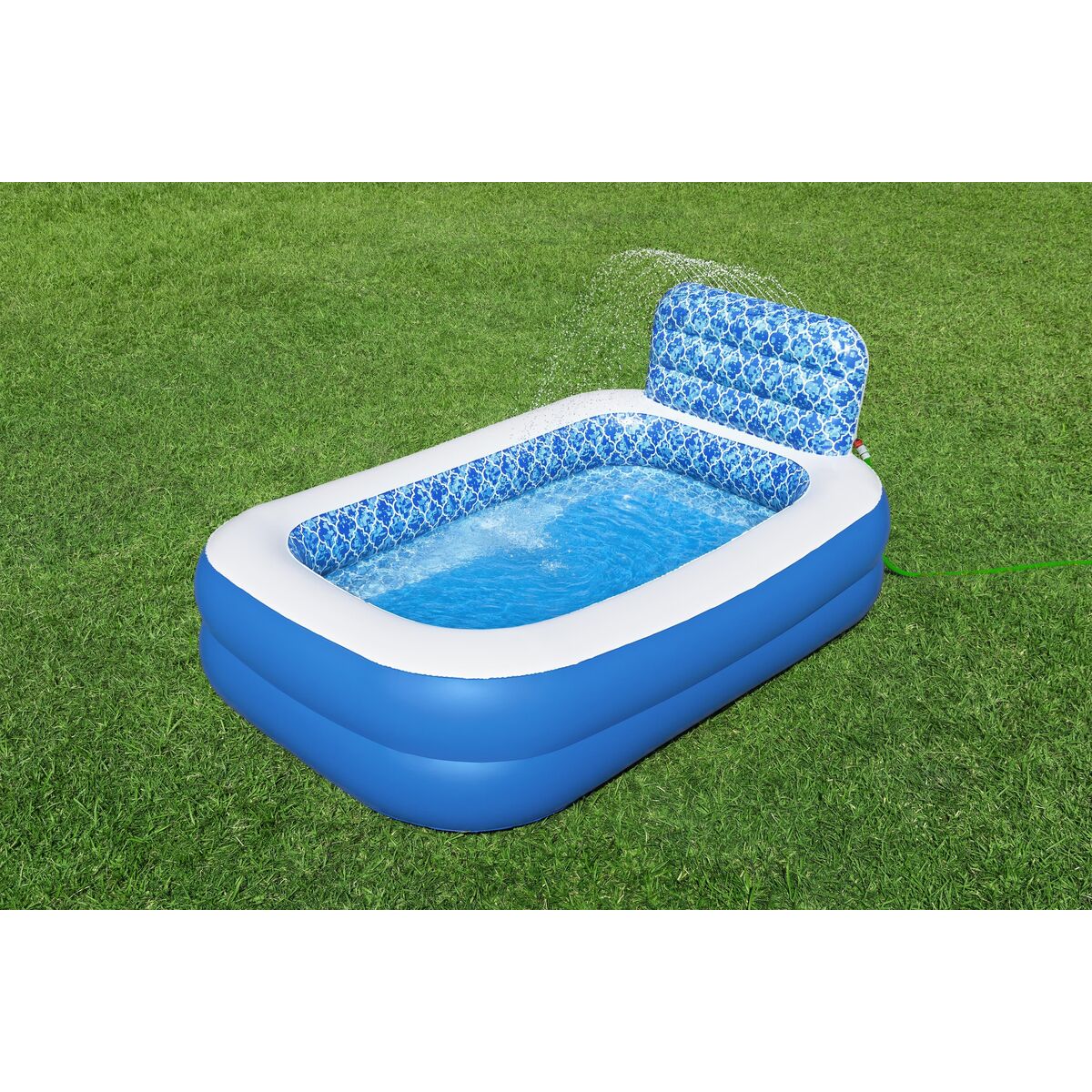 Uppblåsbar plaskpool för barn Bestway 229 x 152 x 196 cm finns hos Aktivcamping