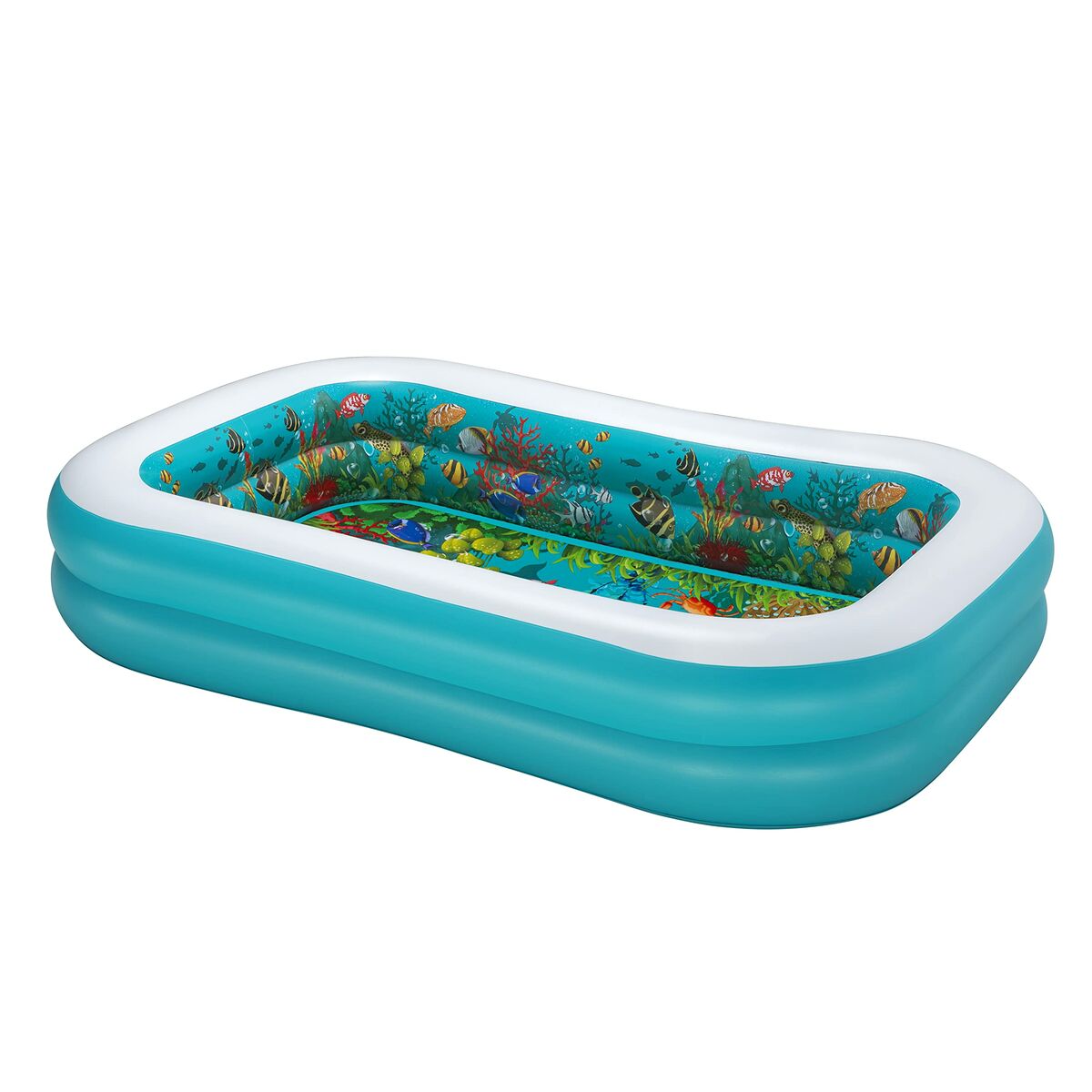 Uppblåsbar plaskpool för barn Bestway 3D Multicolour 262 x 175 x 51 cm 2 personer finns hos Aktivcamping