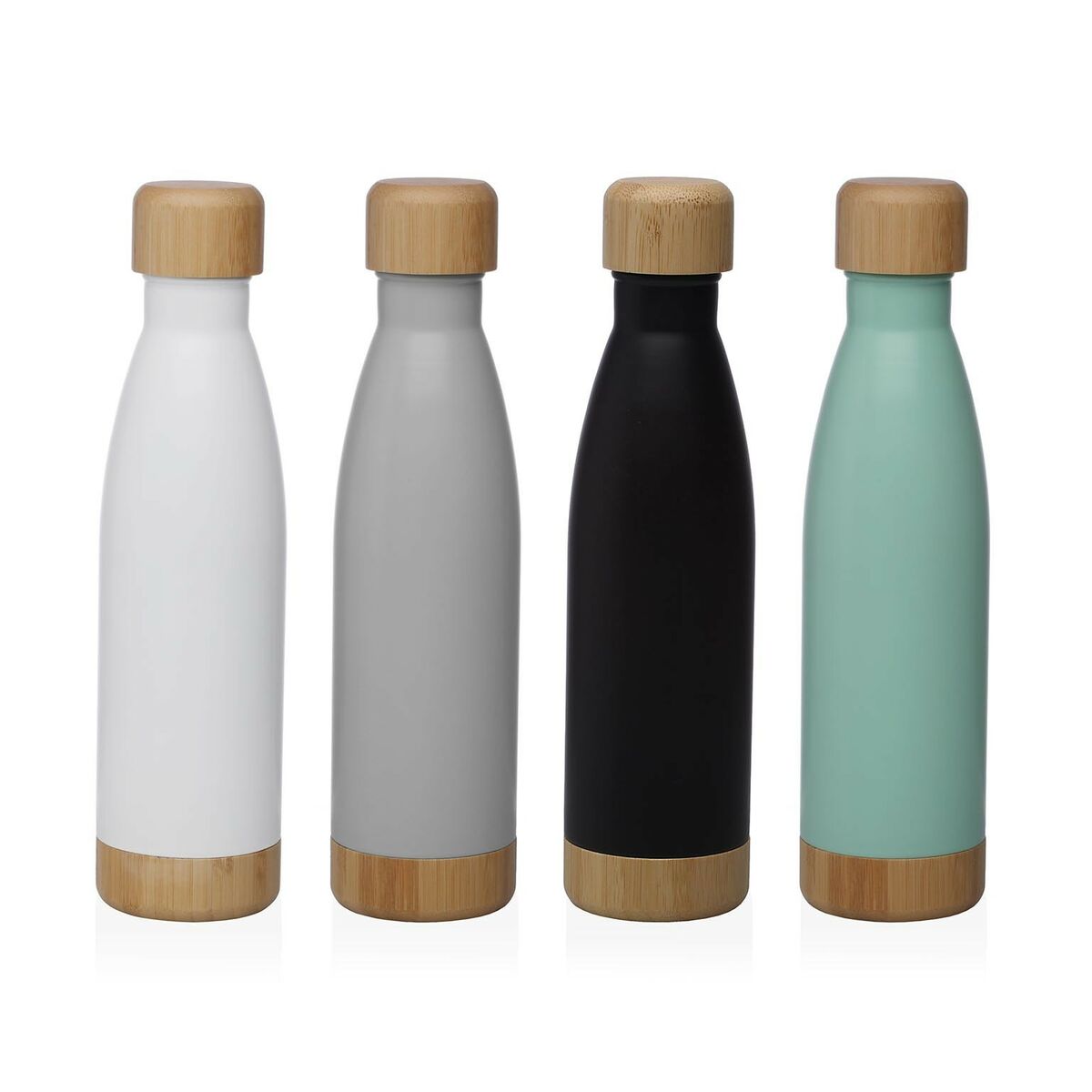 Vattenflaska Versa Grå Stål 500 ml 7 x 27 x 7 cm finns hos Aktivcamping