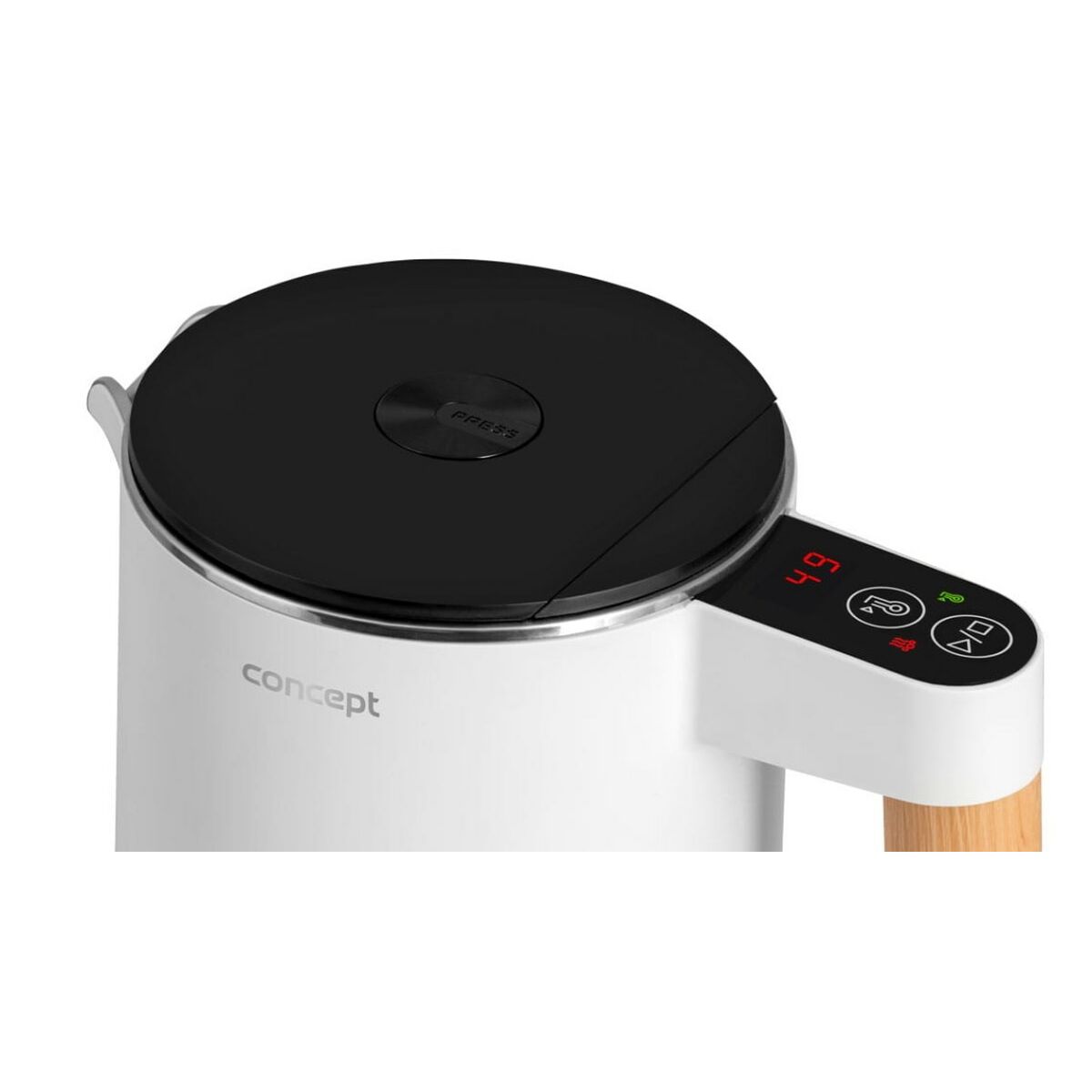Vattenkokare Concept RK-3300 Vit 2200 W 1,5 L Rostfritt stål finns hos Aktivcamping