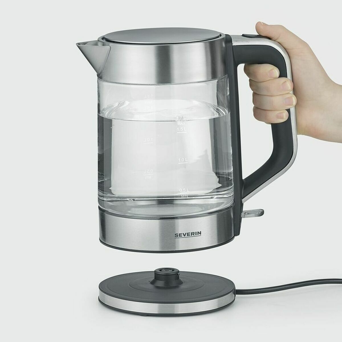 Vattenkokare med LED -ljus Severin WK 3420 Svart 2200 W 1,7 L finns hos Aktivcamping