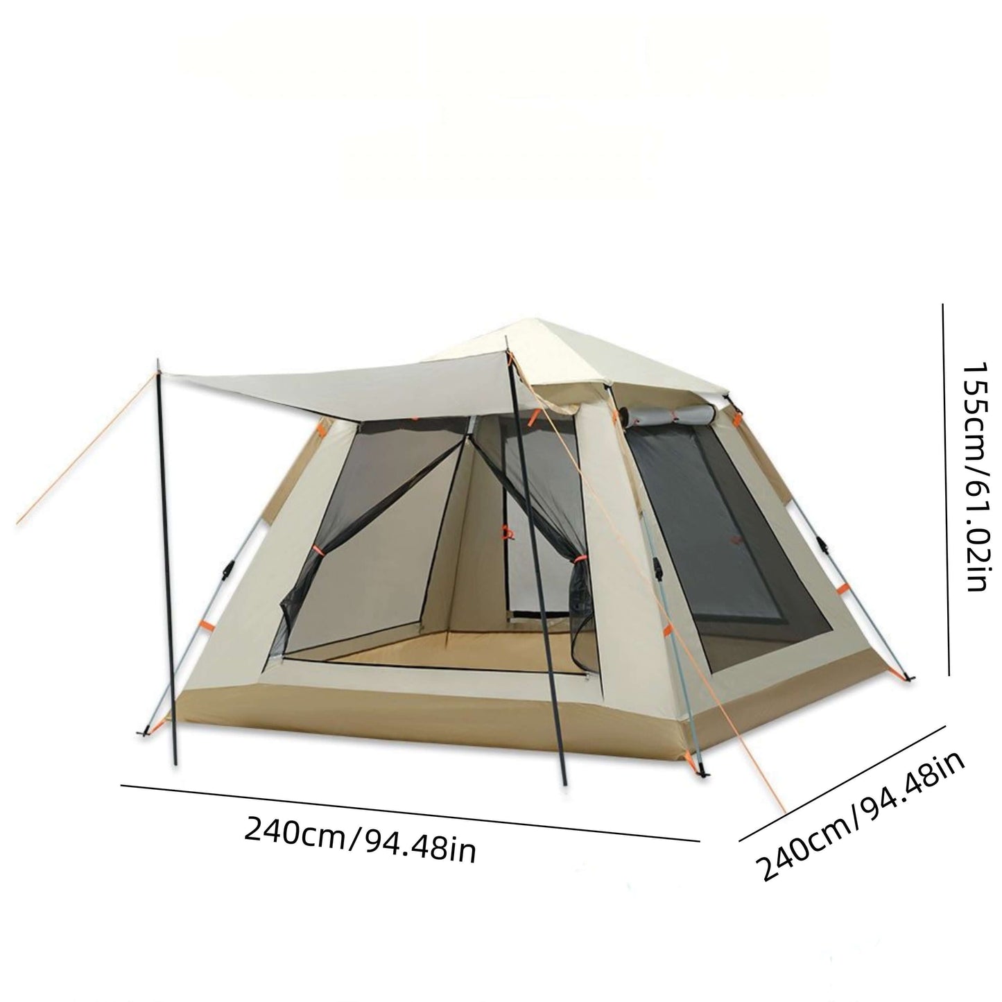 Familjetält med markis snabb uppsättning för camping finns hos Aktivcamping