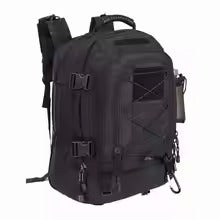Taktisk Militär Ryggsäck 60L Nylon Svart Robust-4