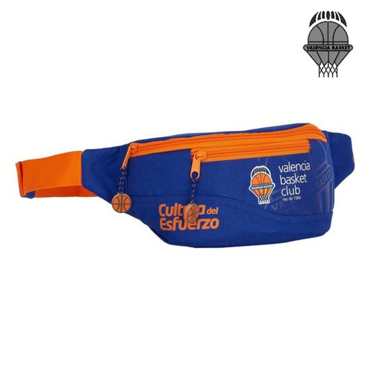 Midjeväska Valencia Basket Blå Orange (23 x 12 x 9 cm)