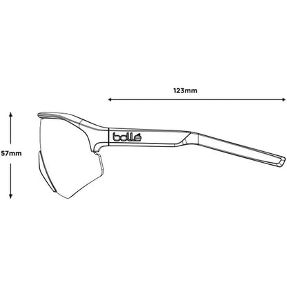 Unisexsolglasögon Bollé BS020002 finns hos Aktivcamping