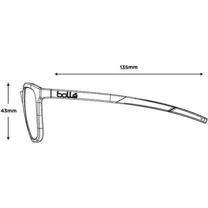 Unisexsolglasögon Bollé BS017007 Ø 51 mm finns hos Aktivcamping