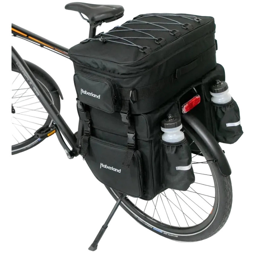 Cykelväska Haberland Tourmaster XXL Svart Väska 60L Reflekterande