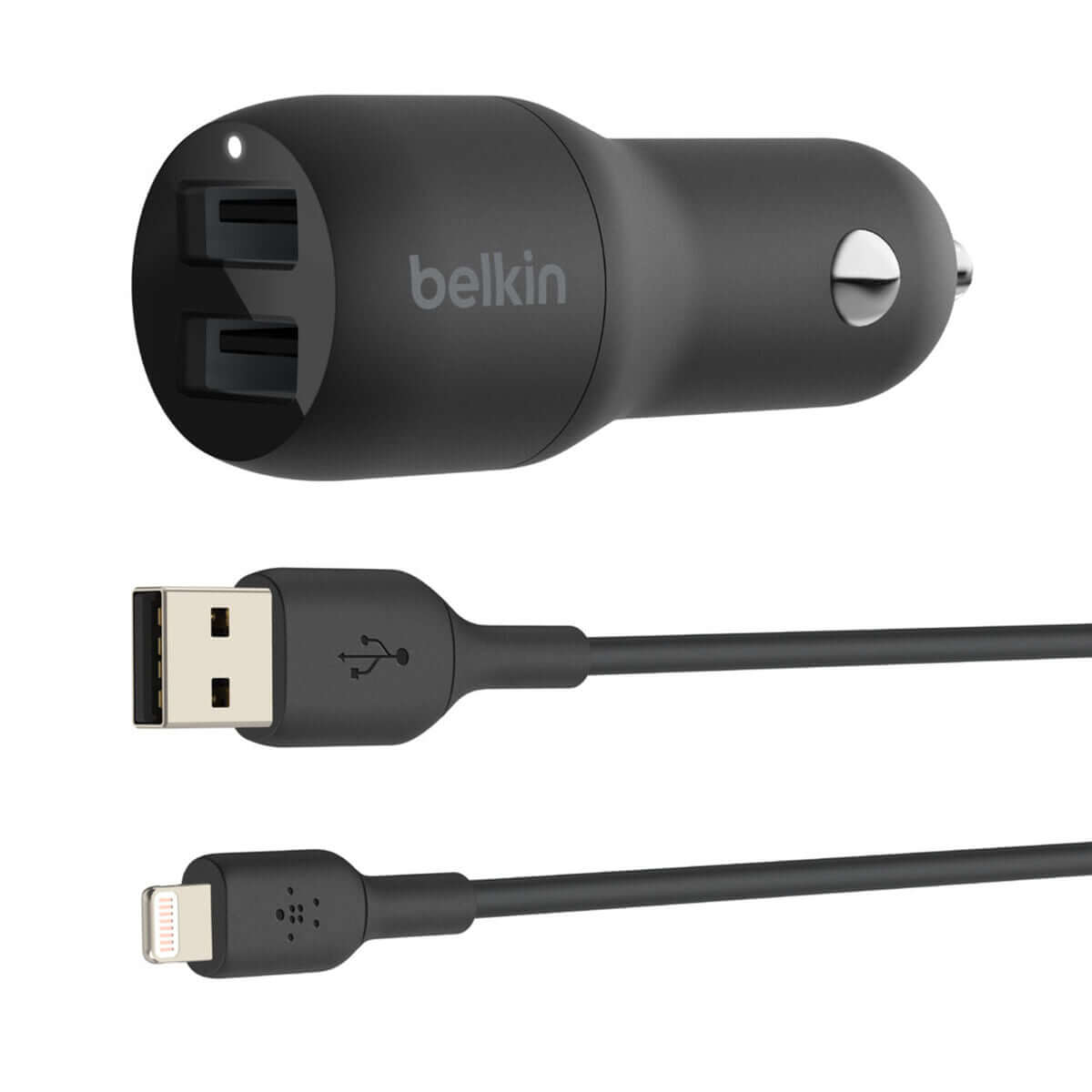 Billaddare Belkin Boost Charge Svart finns hos Aktivcamping