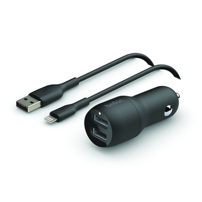 Billaddare Belkin Boost Charge Svart finns hos Aktivcamping