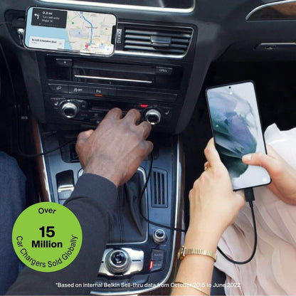 Billaddare Belkin Boost Charge Svart finns hos Aktivcamping