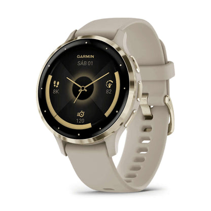 Smartklocka GARMIN Venu 3S Beige 1,2" finns hos Aktivcamping