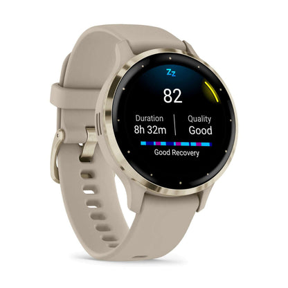 Smartklocka GARMIN Venu 3S Beige 1,2" finns hos Aktivcamping