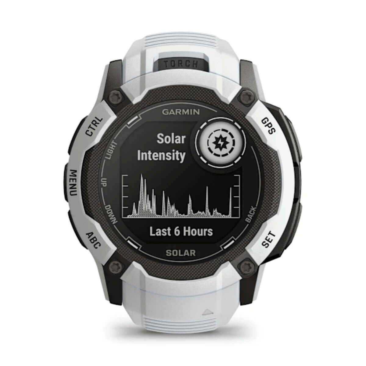 Smartklocka GARMIN Instinct 2X Solar Vit finns hos Aktivcamping