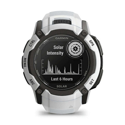 Smartklocka GARMIN Instinct 2X Solar Vit finns hos Aktivcamping