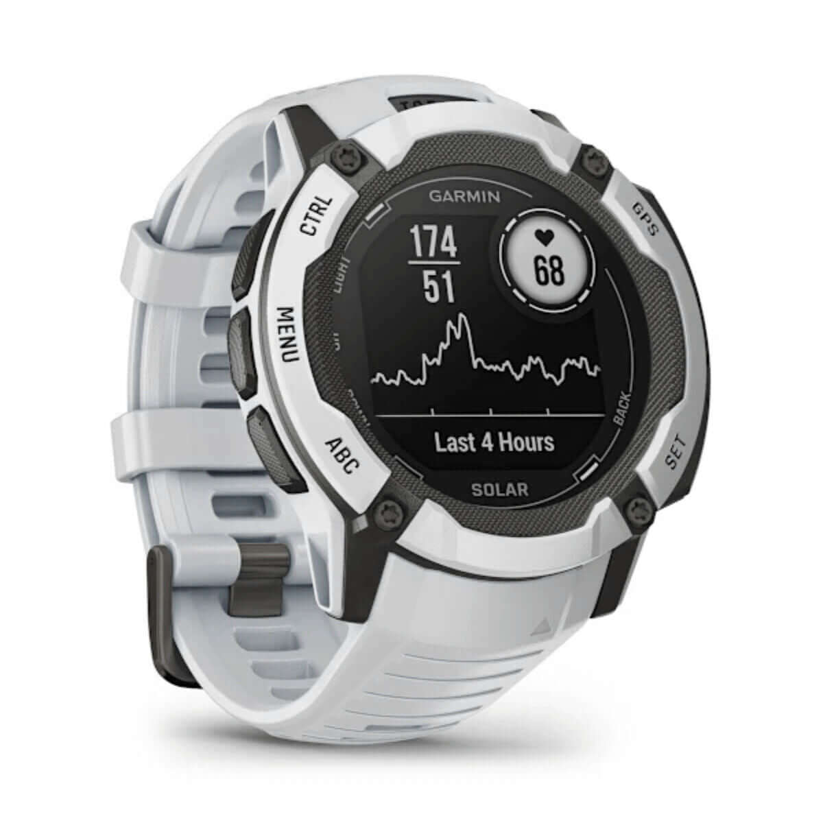 Smartklocka GARMIN Instinct 2X Solar Vit finns hos Aktivcamping