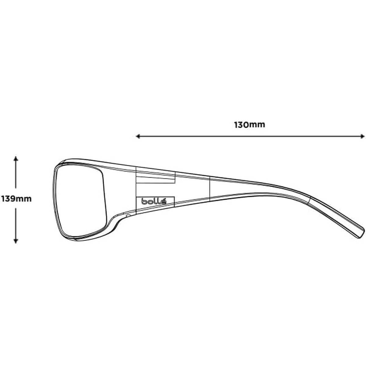 Unisexsolglasögon Bollé BS026005 ø 63 mm finns hos Aktivcamping