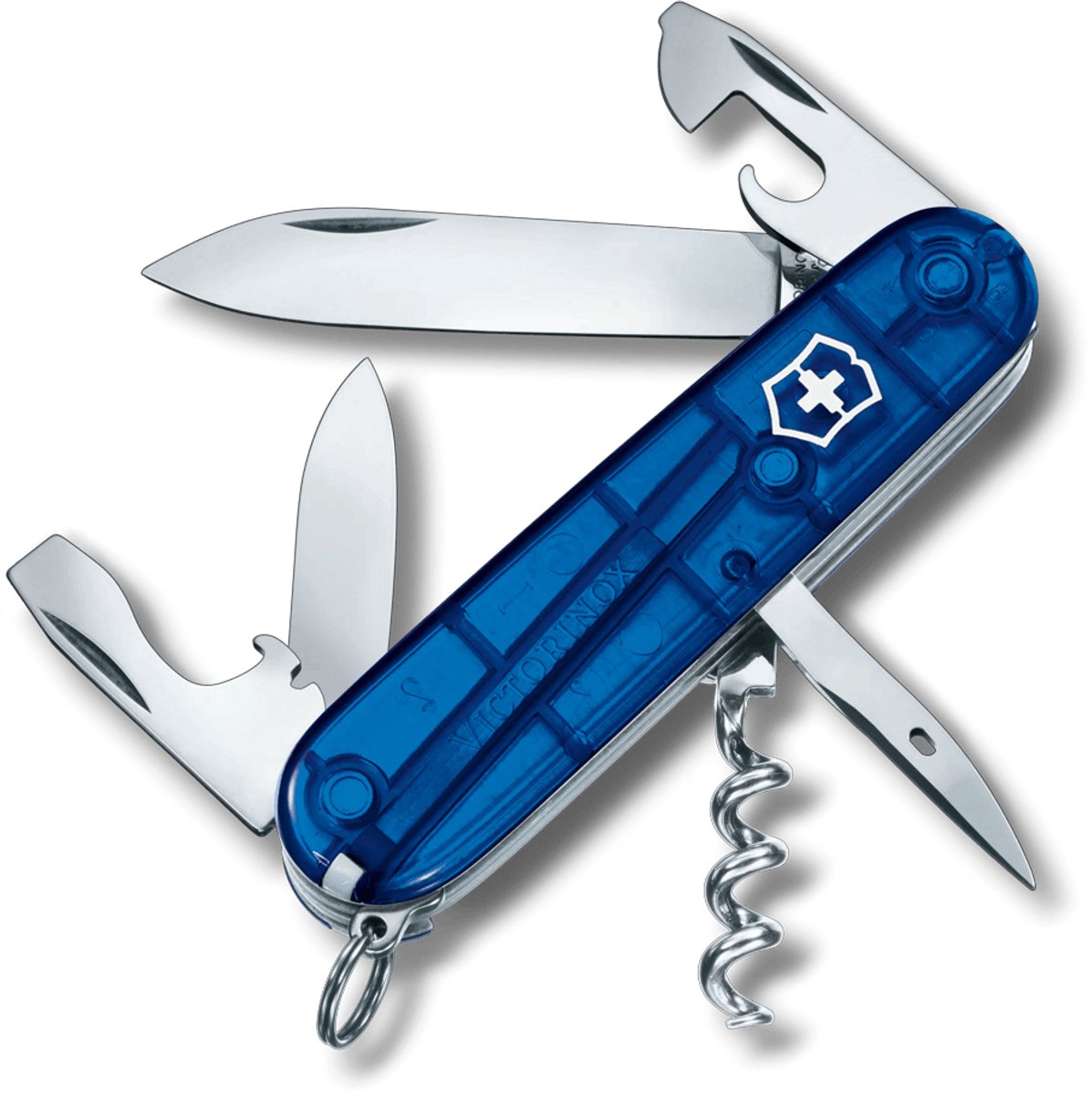 Multiverktyg Victorinox Spartan Fickkniv 12 Funktioner Transparent Blå