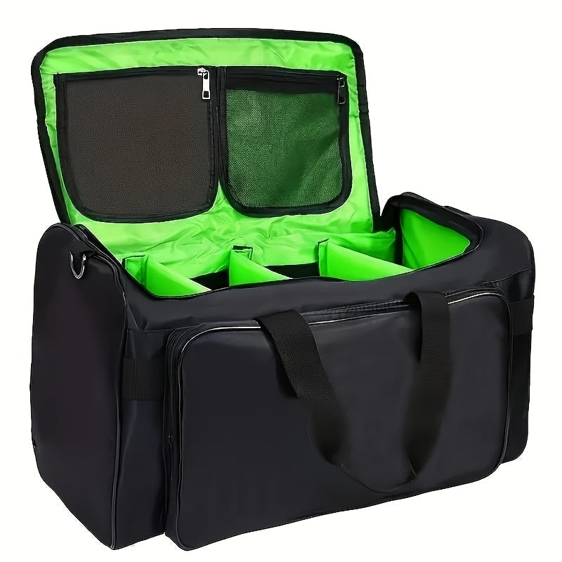 Duffelväska Black Neon Green Durable Sports Gym Bag