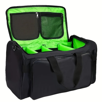 Duffelväska Black Neon Green Durable Sports Gym Bag