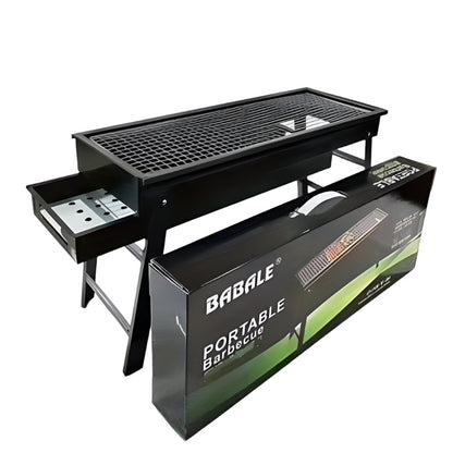 Bärbar Hopfällbar Kolgrill för Utomhus BBQ Camping Picknick finns hos Aktivcamping