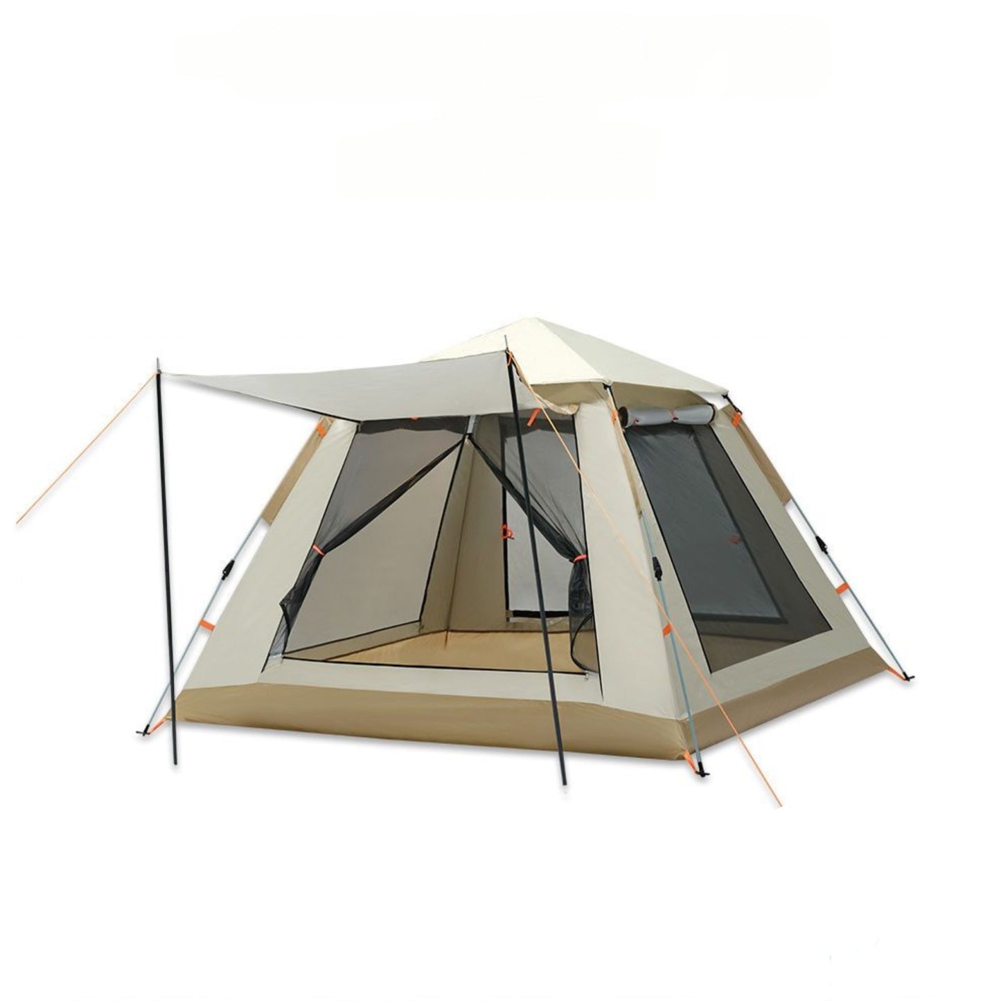 8-person family tent with awning quick setup for camping