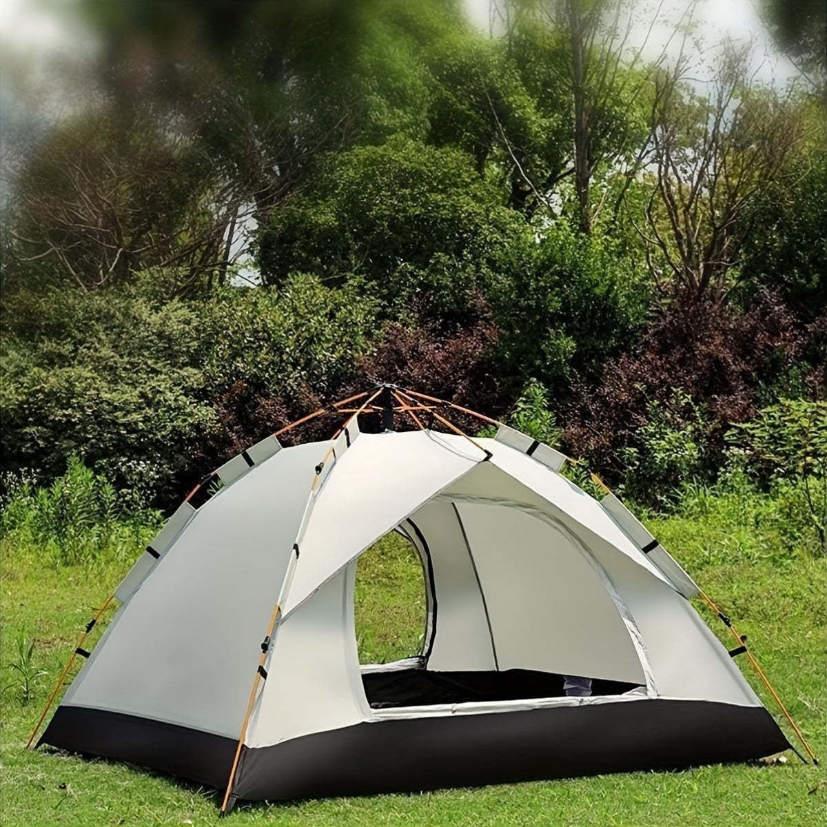 Vattentätt Pop-Up Tält 4 Personer Snabb Setup Camping