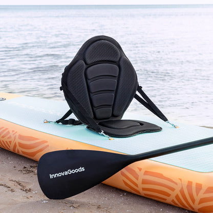 2-i-1 uppblåsbar paddel surfbräda med säte och tillbehör Siros InnovaGoods 10'5" 320 cm finns hos Aktivcamping