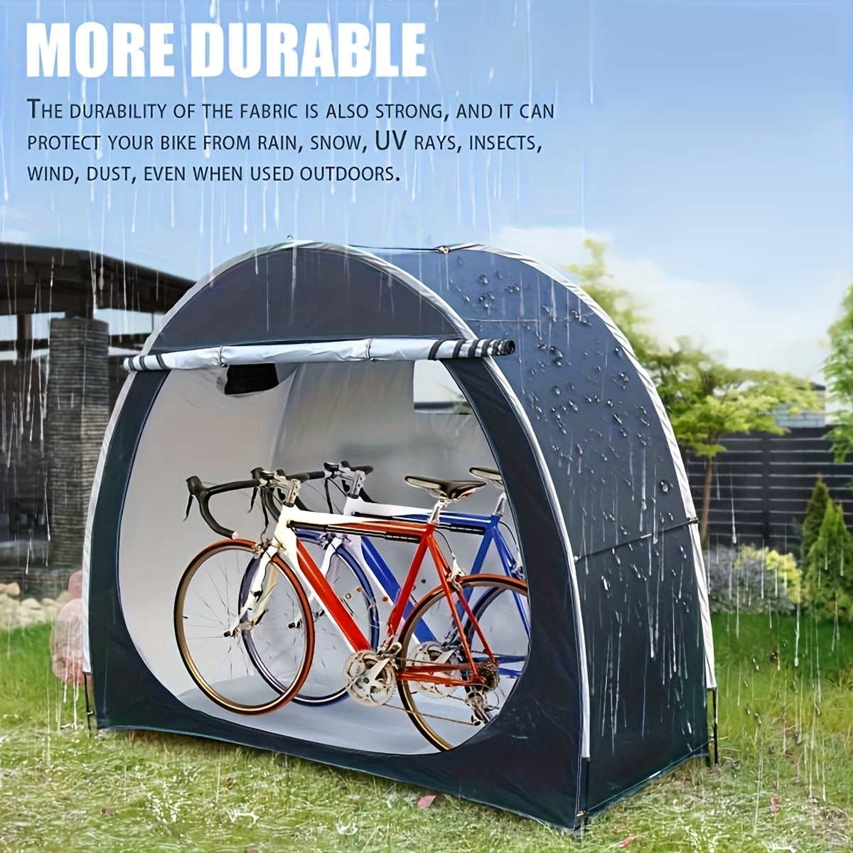 Cykeltält - Utomhustält för cykelförvaring svart 210D Oxford för 2-3 cyklar finns hos Aktivcamping