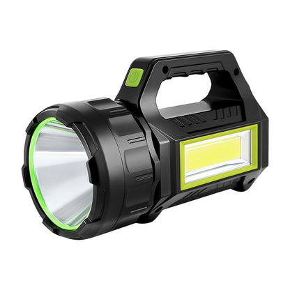 Solar Powered Flashlight USB Rechargeable 7-Mode Camping