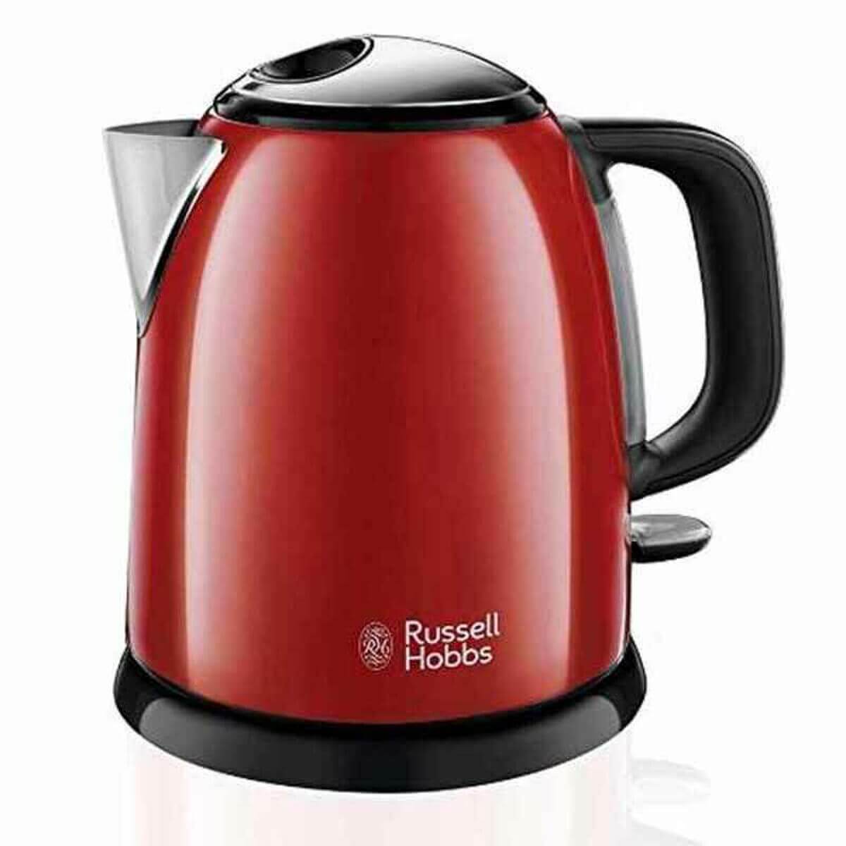 Vattenkokare Russell Hobbs 24992-70 Röd Rostfritt stål 2400 W 1 L finns hos Aktivcamping