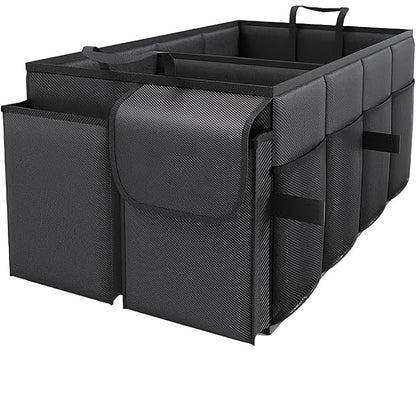 Storage box for car trunk - foldable black 55x44x28 cm