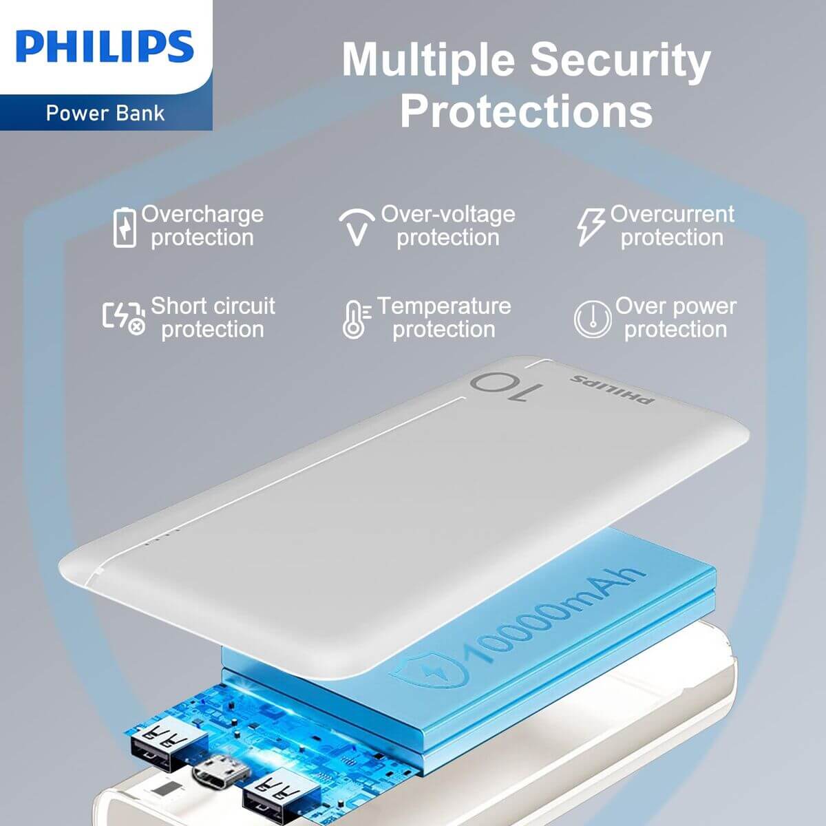 Powerbank Philips DLP1810NW/62 - finns hos Aktivcamping