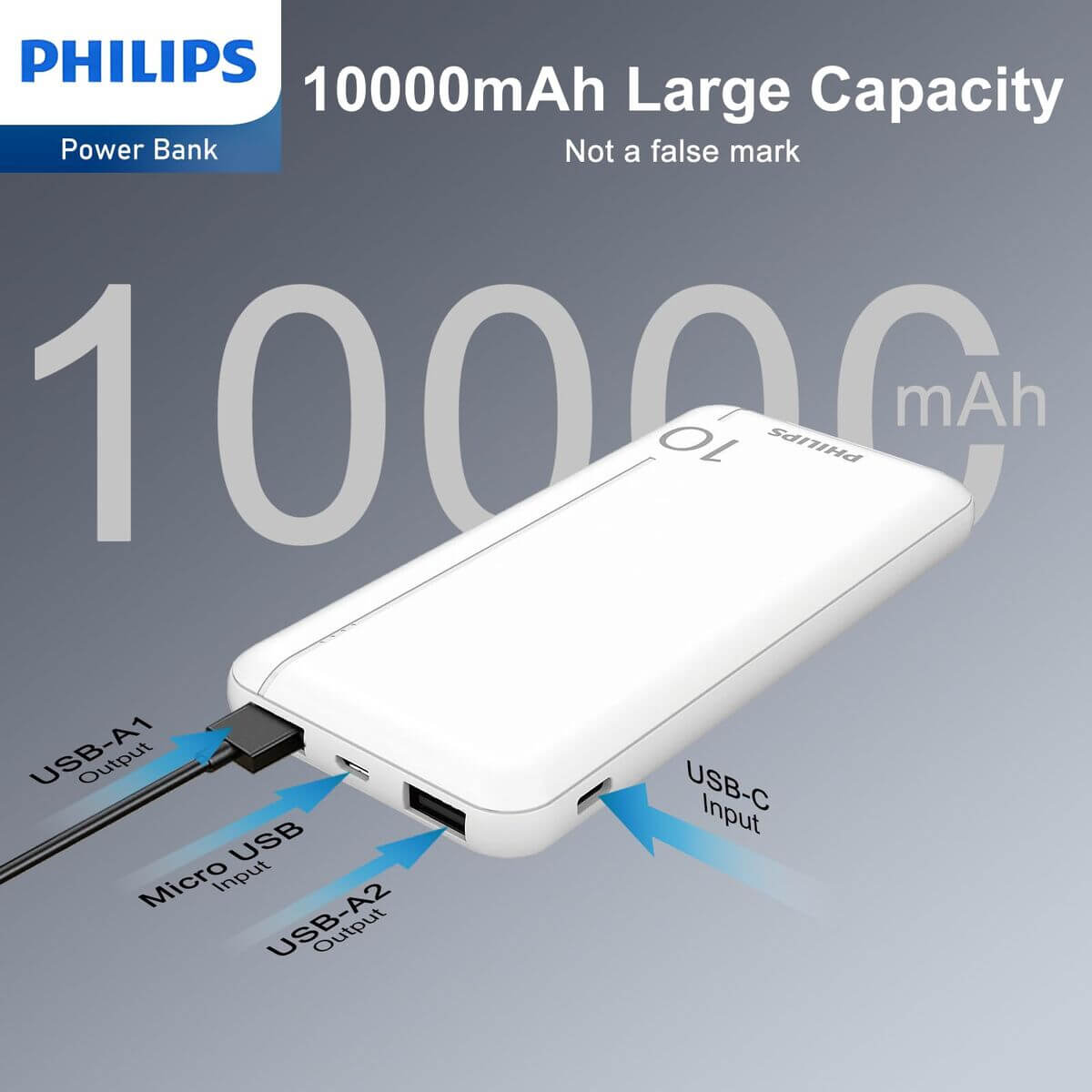 Powerbank Philips DLP1810NW/62 - finns hos Aktivcamping
