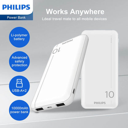Powerbank Philips DLP1810NW/62 - finns hos Aktivcamping