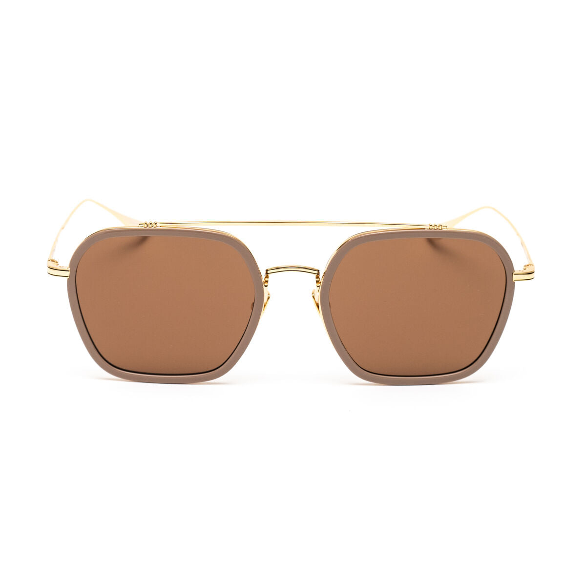Herrsolglasögon Belstaff MERRICKIIBEIG Gyllene ø 57 mm finns hos Aktivcamping