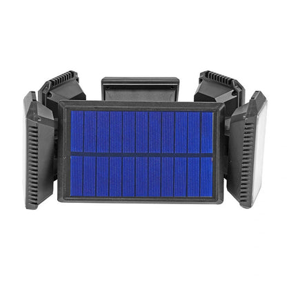 Ställbar 300LED Solcellslampa för utomhusbruk 5 paneler