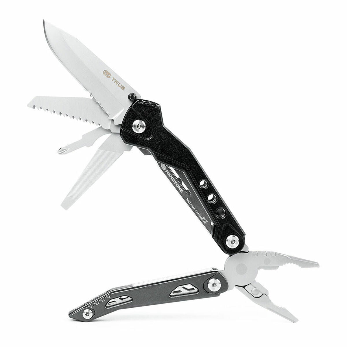 Multifunction knife True Handy one tu181 18-in-1 Black Silver