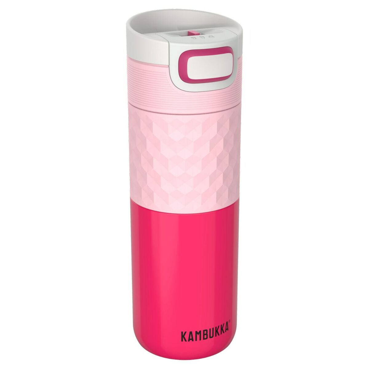 Termosmugg med lock Kambukka Etna Grip Diva Rosa Rostfritt stål 500 ml