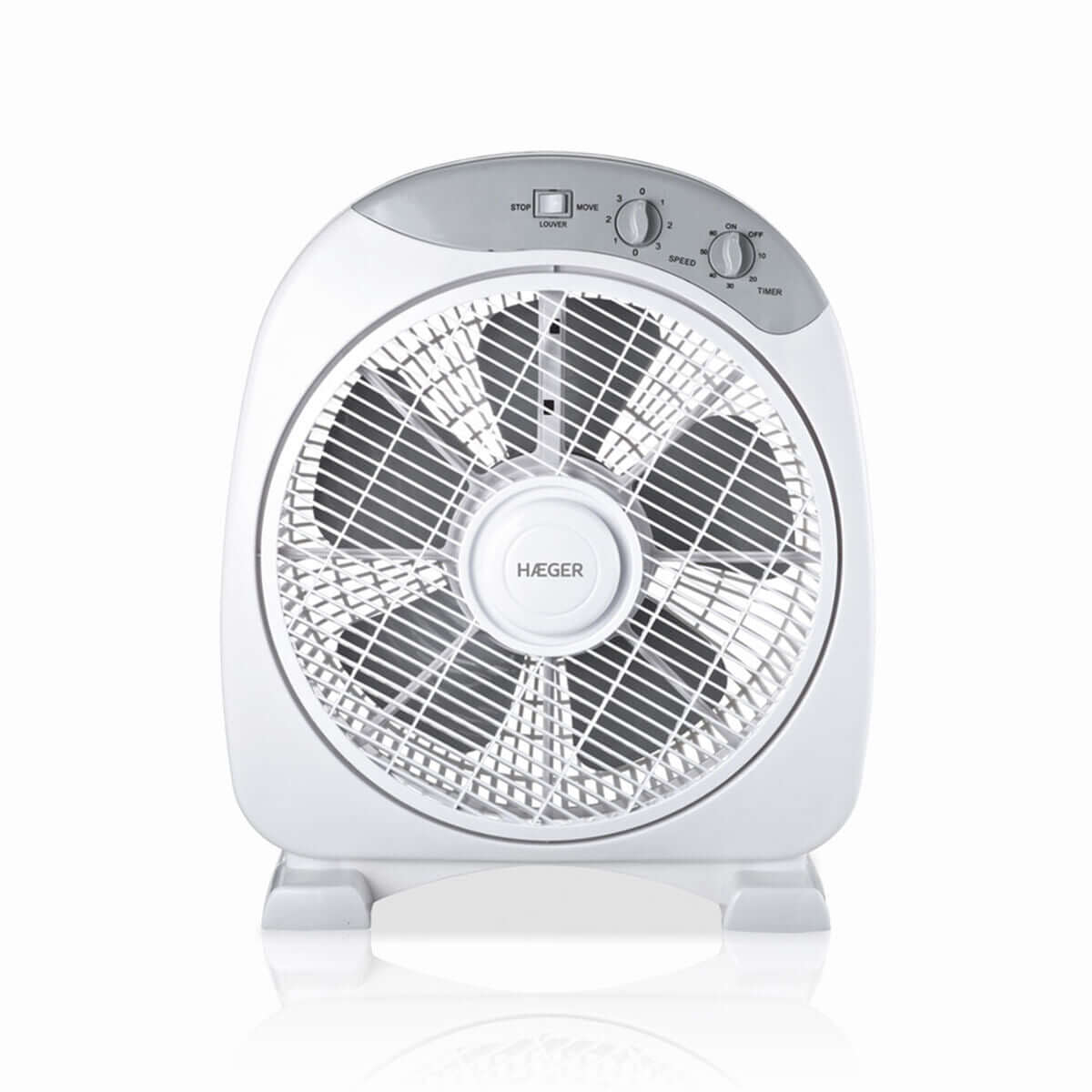 Golvfläkt Haeger FF012004A Vit - finns hos Aktivcamping