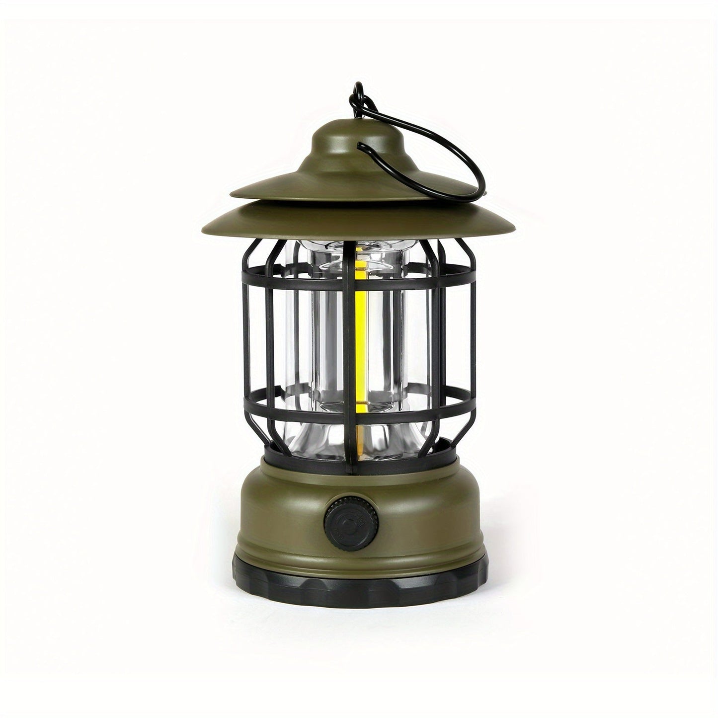 Retro LED Campinglampa med touchkontroll och Uppladdningsbart Batteri