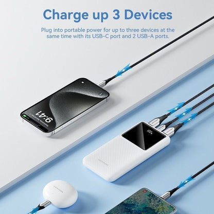 Powerbank Vention FHKB0 Svart - finns hos Aktivcamping