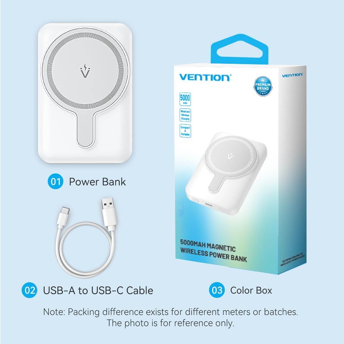Powerbank Vention FHSB0 finns hos Aktivcamping
