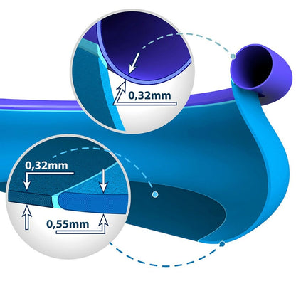 Inflatable pool Intex 396 x 84 x 396 cm 7290 l