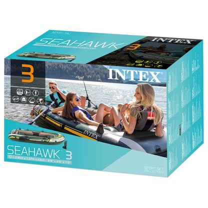 Inflatable boat Intex Seahawk 3 Green 295 x 43 x 137 cm