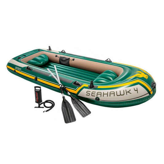 Inflatable boat Intex Seahawk 4 Green 351 x 48 x 145 cm